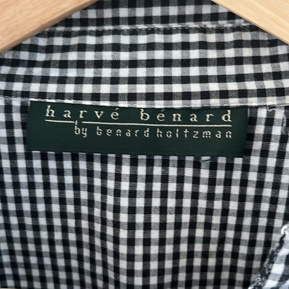 Harve Benard gingham button down, S - Picture 3 of 5